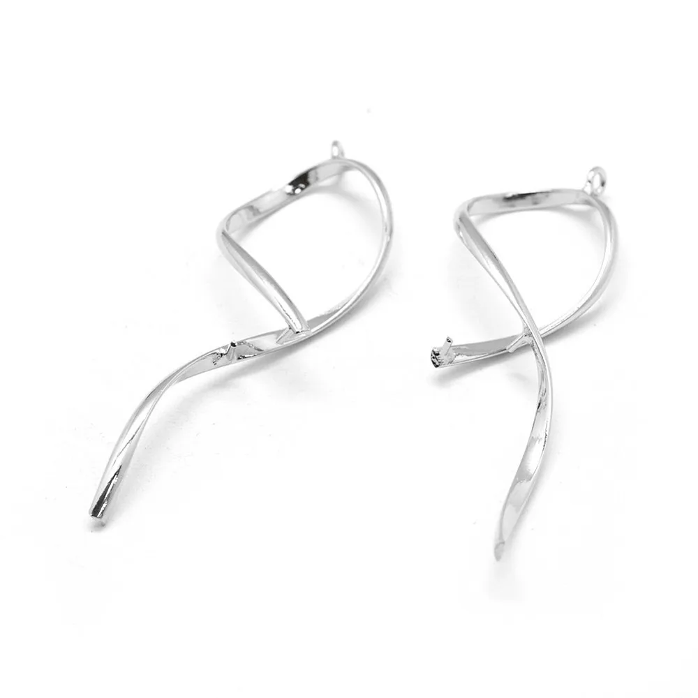 

20 шт. латунные приспособления для льда, прижимные приспособления для изготовления 54 ~ 63x15 ~ 20x2,5 мм Отверстие: 1,8 мм Штифт: 0,5 мм