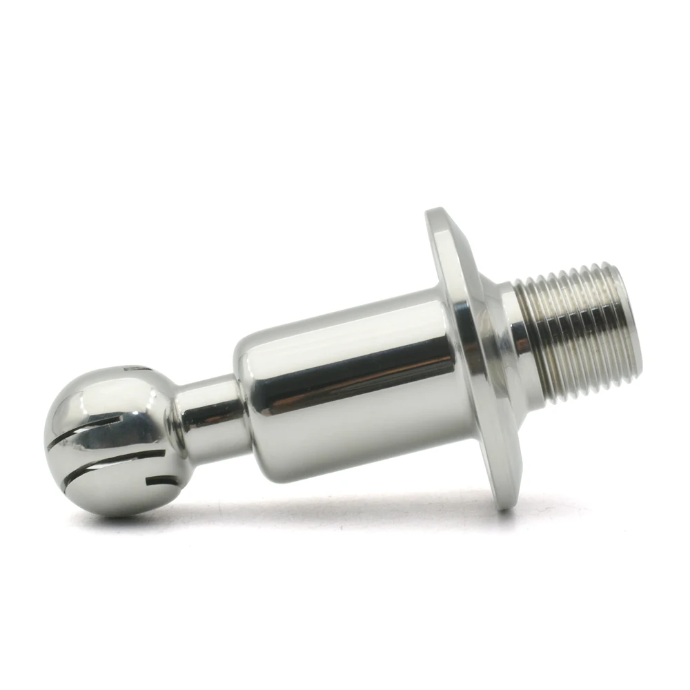 1/2" NPT Außengewinde TC 50,5 mm 1,5" Tri-Clamp 304 Edelstahl Sanitär-CIP-Reinigung Mikro-Rotations-Sprühkugel – Detail 1