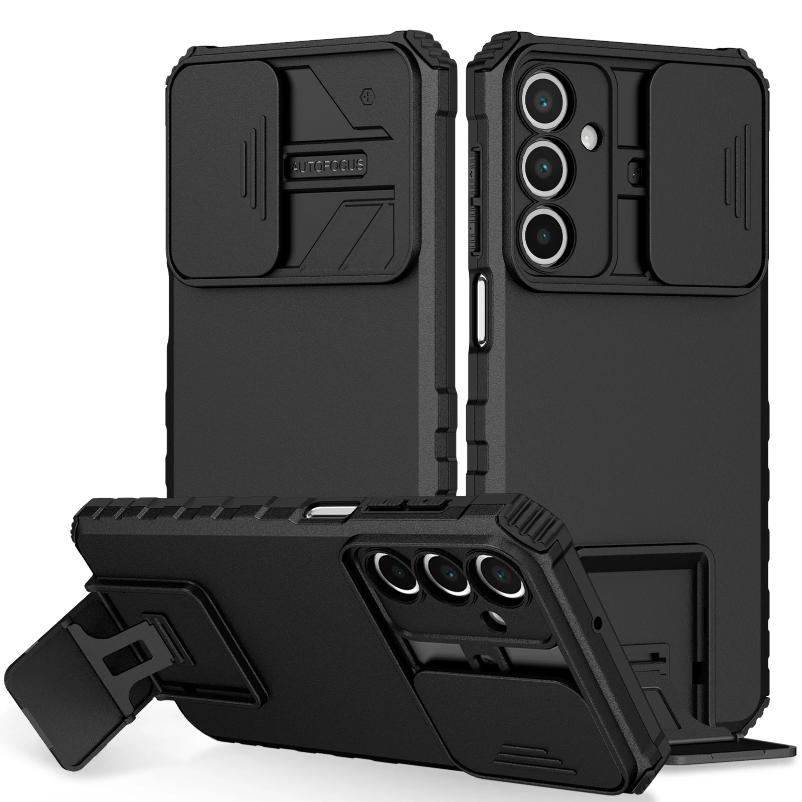 Hard Cell Phone Coque Case for Samsung Galaxy A57 Galaxya57 A 57 5G Drop Protective Stand Holder Back Cover