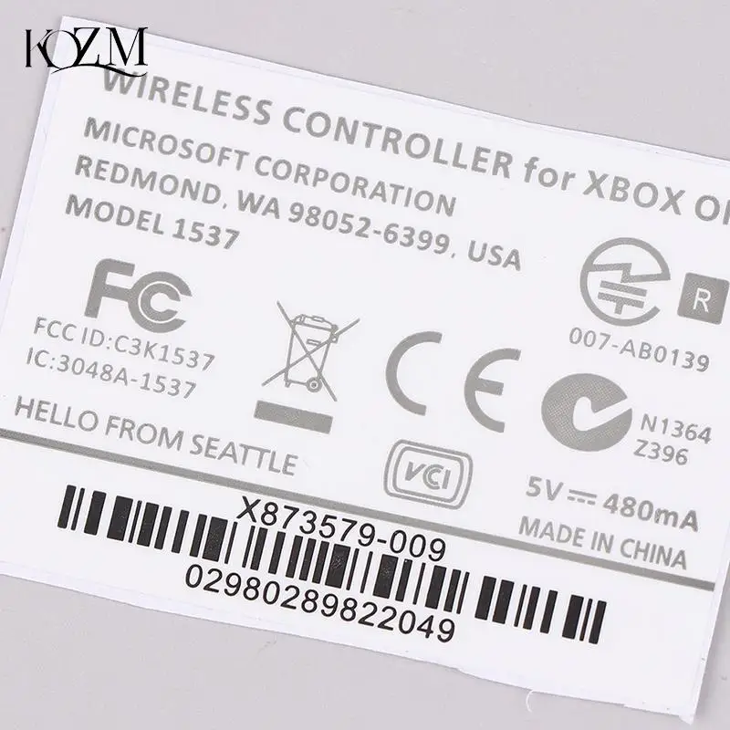 2pcs Black White Lable Seals Sticker Handle Stickers For Xbox One/xbox One Slim Wireless Controller Sticker view 5