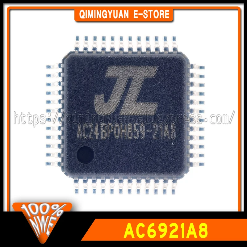 1~20PCS/LOT AC6921A8 AC6921A AC6921 6921 QFP-48 100% New Original in stock