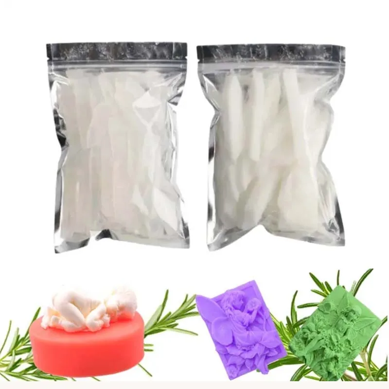 250g DIY Glycerin Soap Base Bag - Organic Vegan Clear Or White Melt Pour Soap for Handmade Bath Foaming Butter