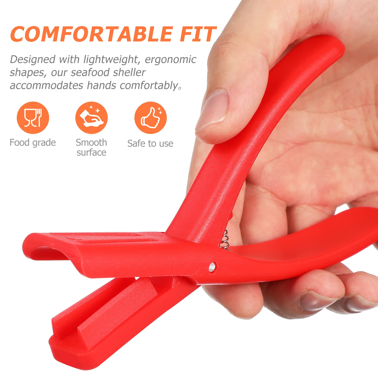 

6 Pcs Crawfish Shucker Shrimp Deveiner Crayfish Tail Sheller Peeler Red Orange Blue Shell Remover Seafood Veggie Prep Kitchen