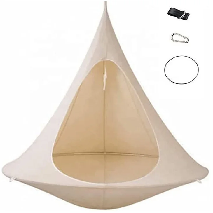 Waterproof Outdoor Camping Vacation Hanging Tree Tent Swing Hanging Hammock Tent