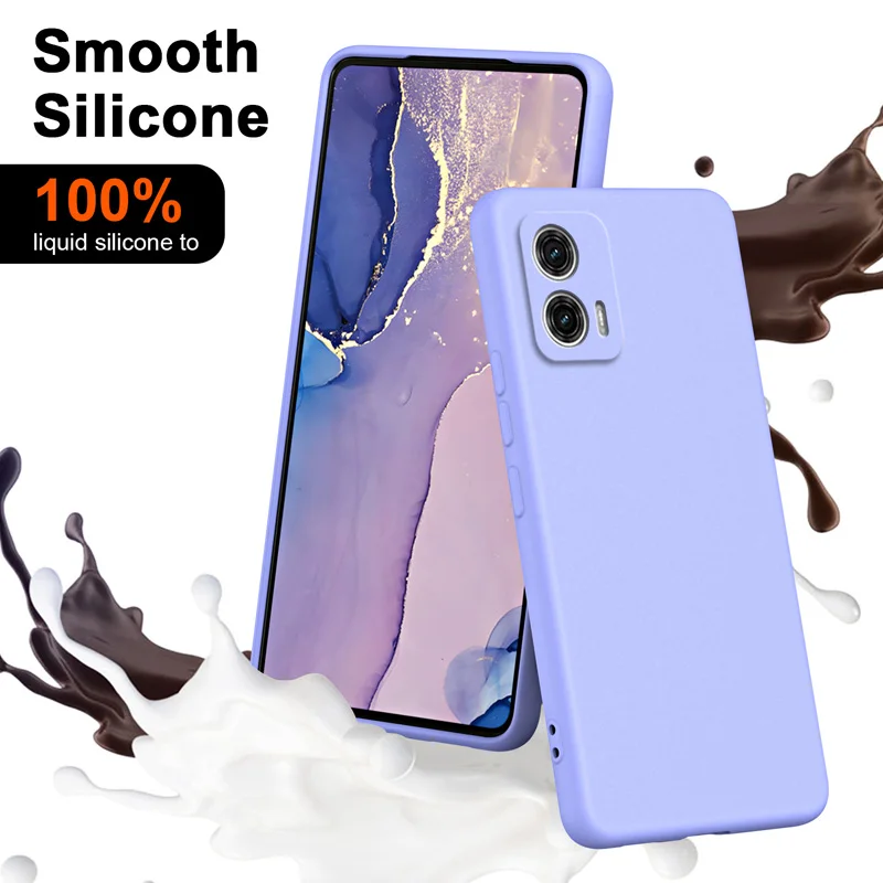 Case For Moto G73 E13 G13 G32 G STYLUS POWER EDGE 30PRO X30 E22 G60 S E32 G200 moto G73 Soft Original Liquid Silicone Cover