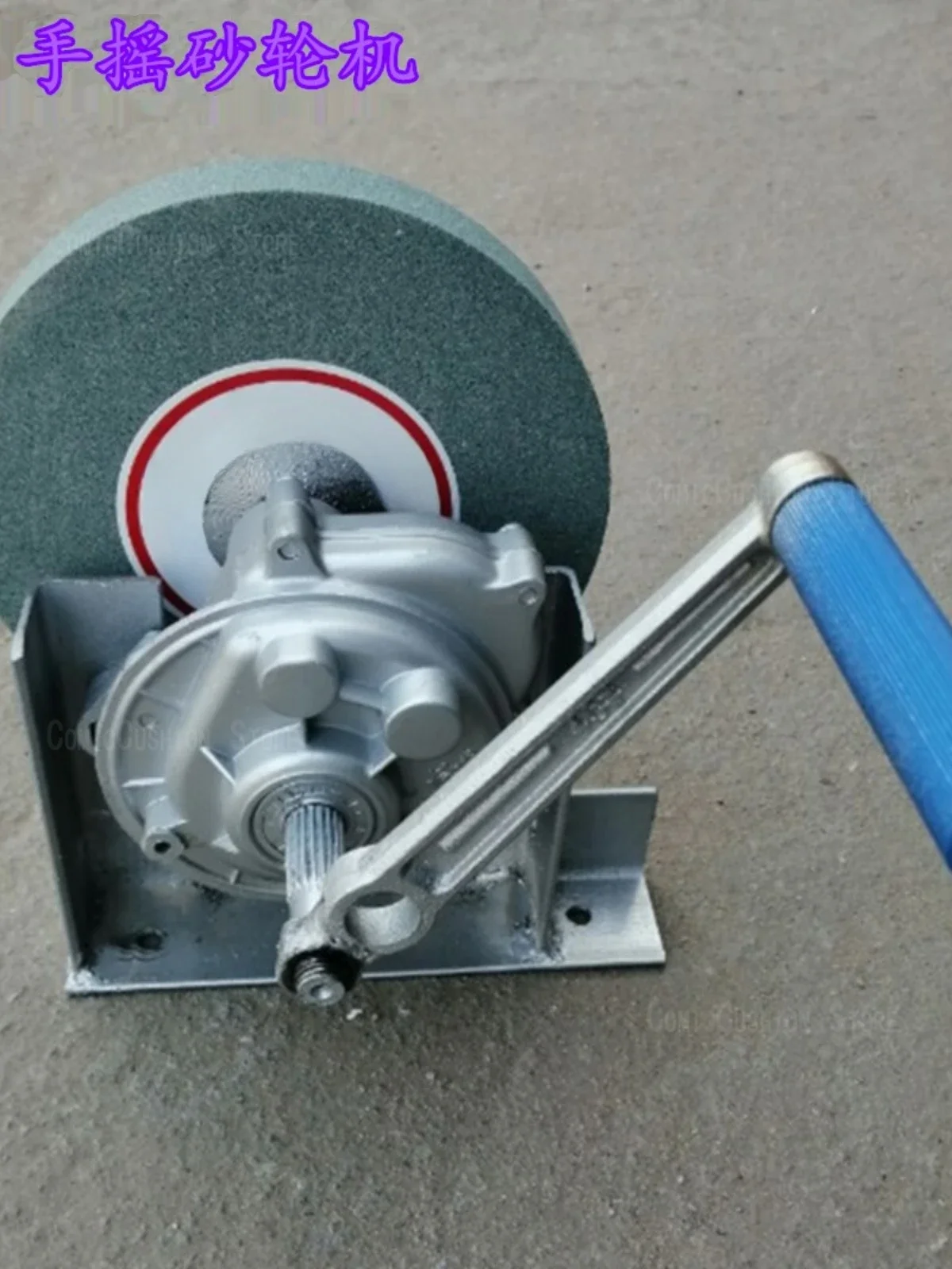 Hand Grinder with Bearings Manual Grinder Kitchen Knife Machine Scissors Hand Grinder Grinding Wheel Frame