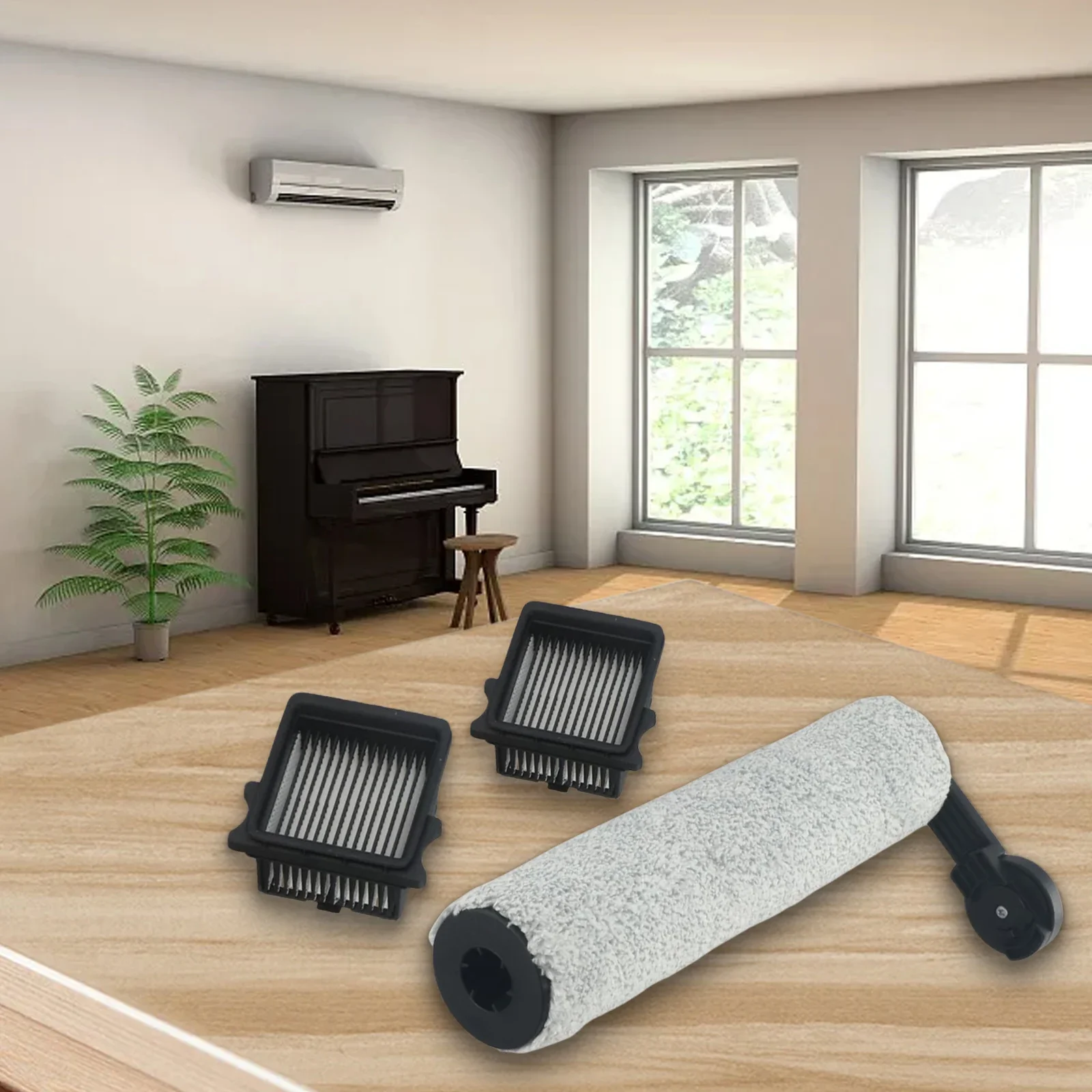 

Запасной комплект фильтра основной роликовой щетки для Ultenic, AC1, для пылесоса Elite, запасная часть для робота-подметальной машины