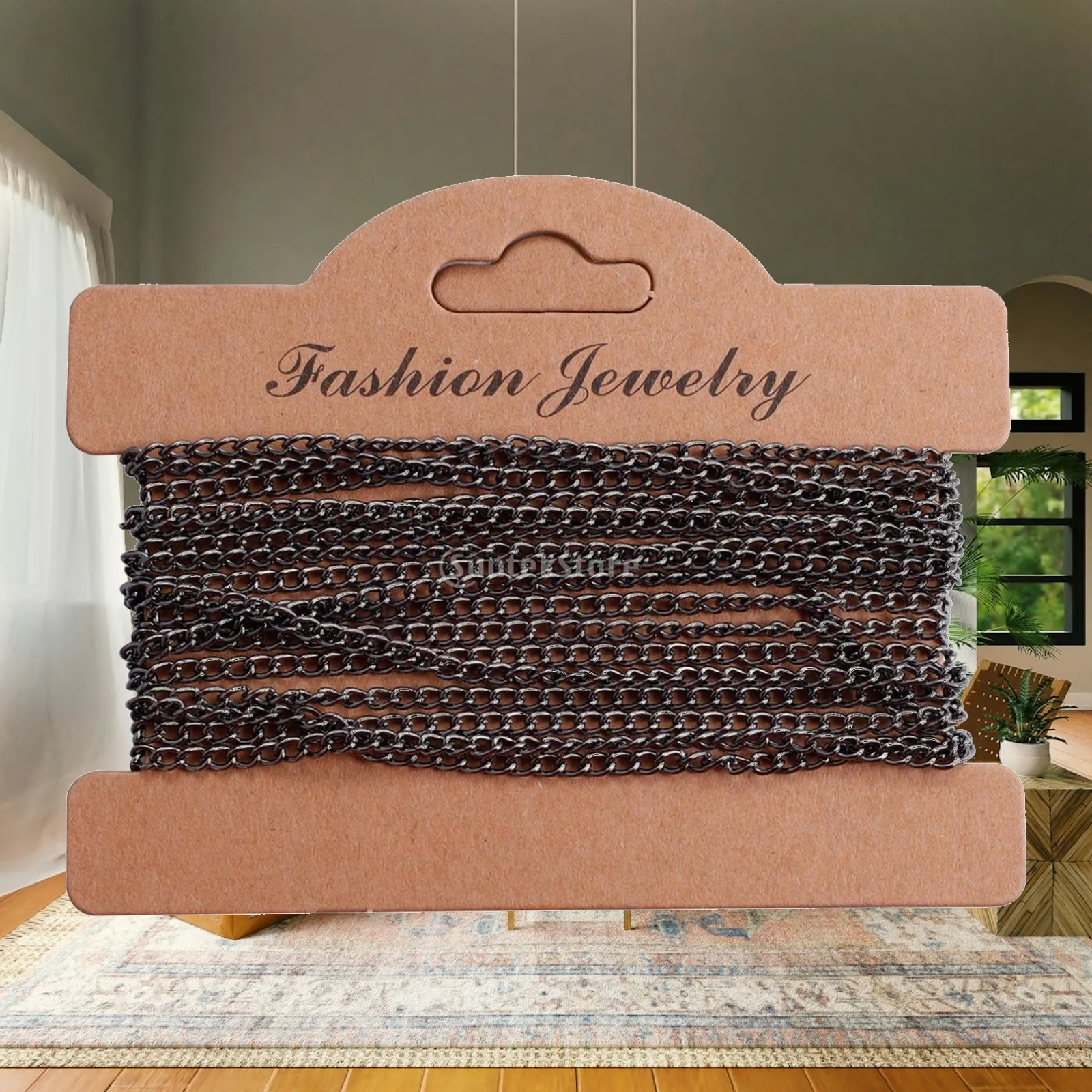 Curb Cable Chain DIY Jewelry Making Crafts Women Men Twisted Link Chain