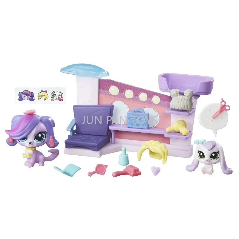 Original Littlest Pet Shop Digital Virtual Pet Handheld LCD Game Interactive Electronic Toy Kids Mini Collectible Cartoon Animal