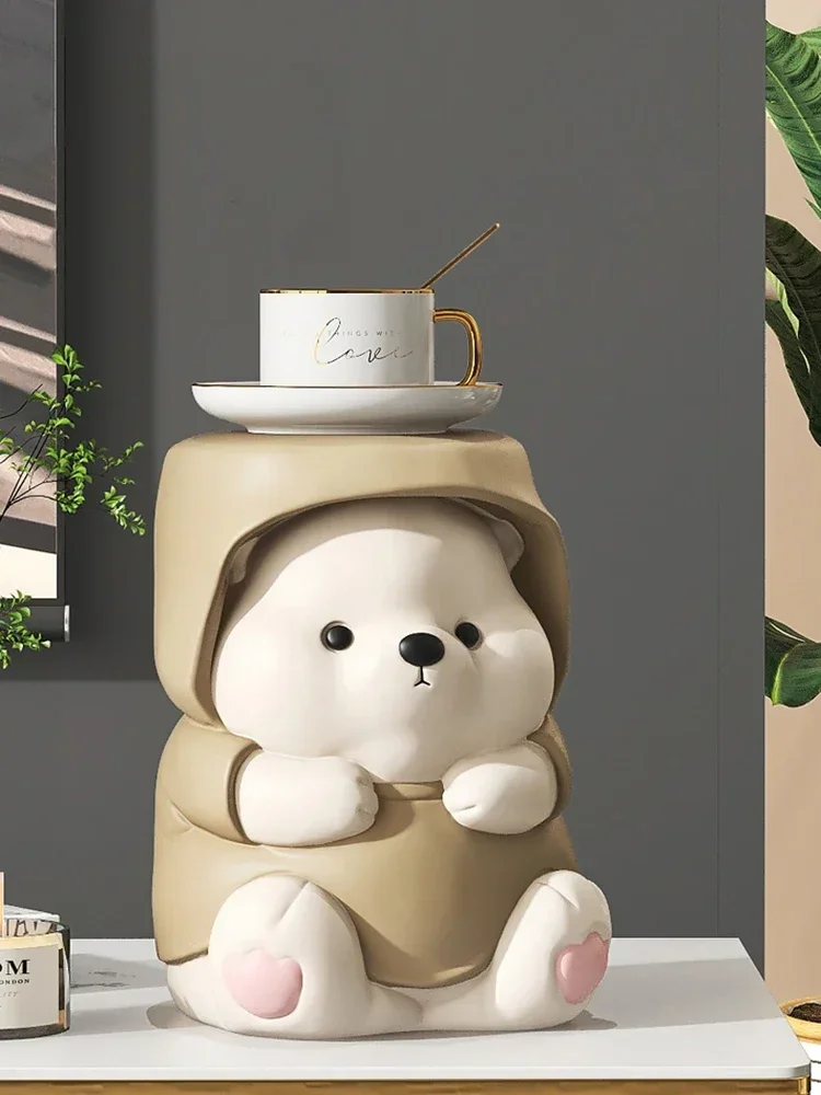 

Room Decor Vigorous Bear Statue Desktop Decoration Nordic Style Home Decor Small Animal Sculpture Storage Ornament Birthday Gift