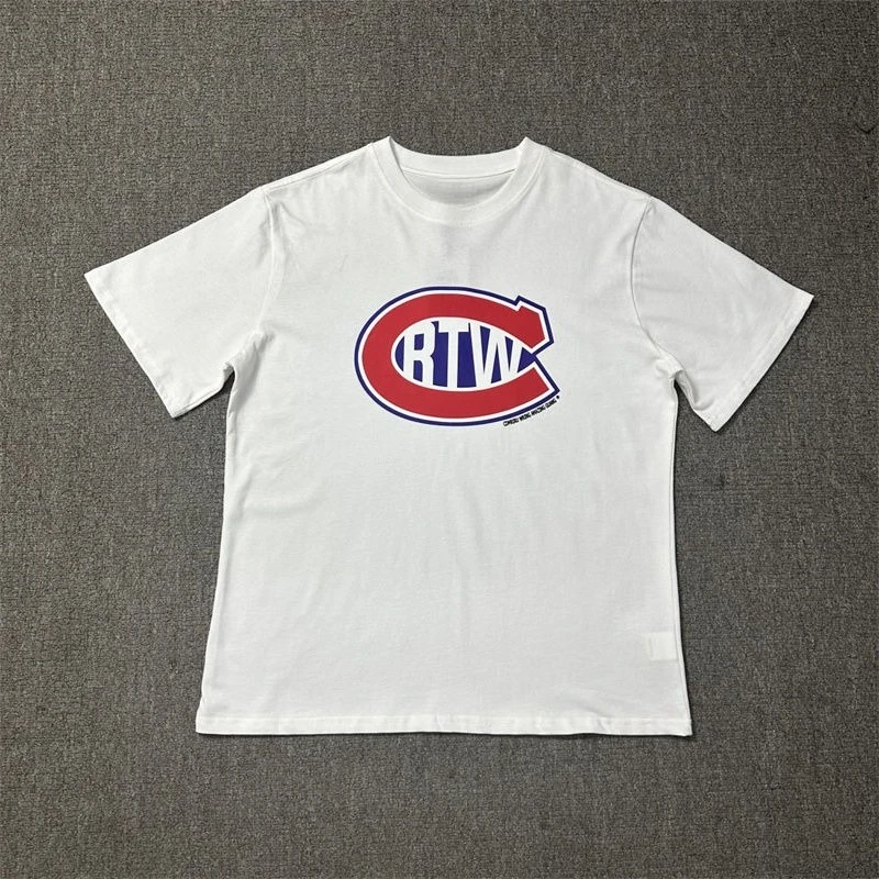 

European and American New Letter Pattern Printed Men's Short-sleeved Ins Loose Casual Summer T-shirt