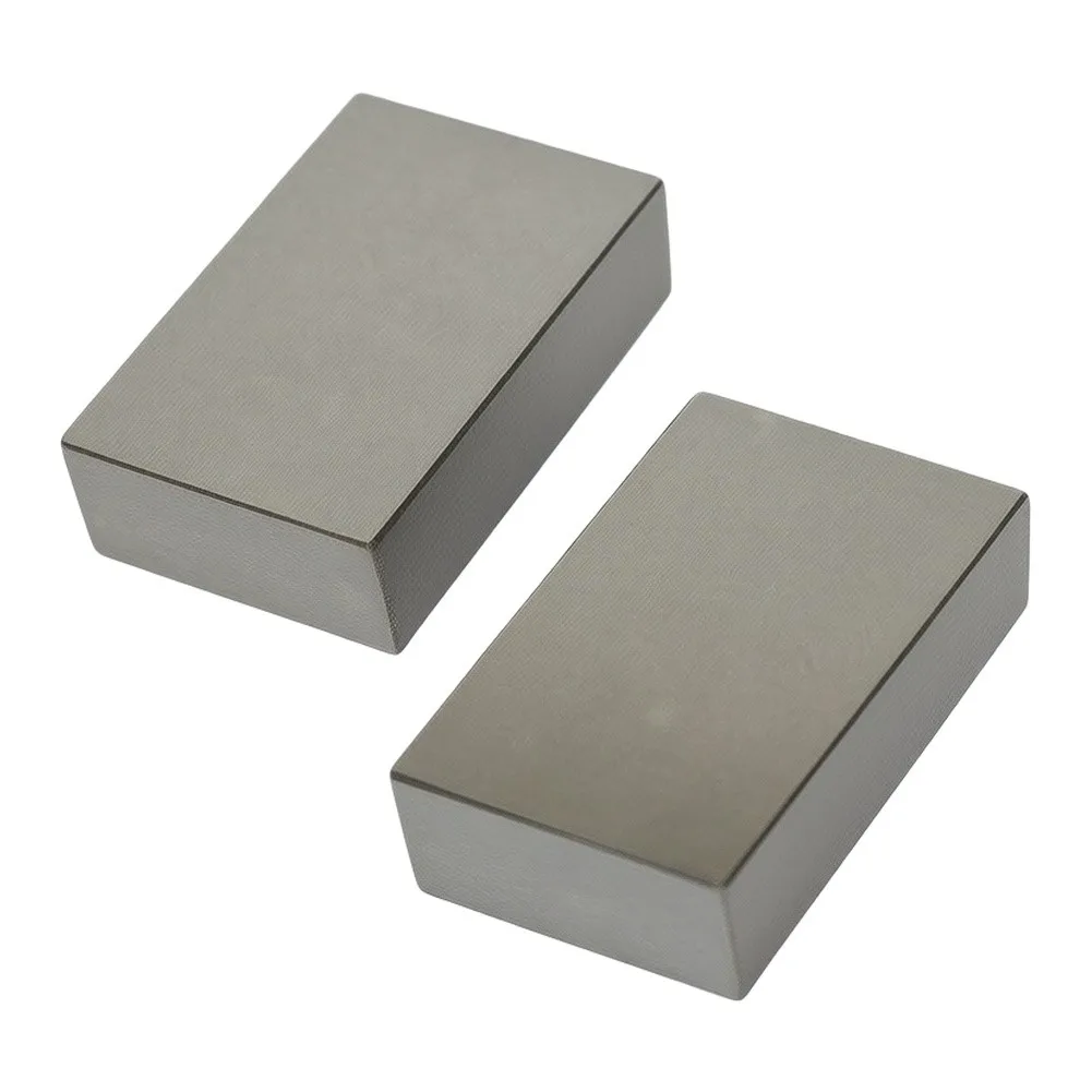 25x50x75mm No Hole Gauge Blocks Matched Pair Hardened Steel Solid Spacer For CNC Fixture Setup And Metalworking Inspection Tool