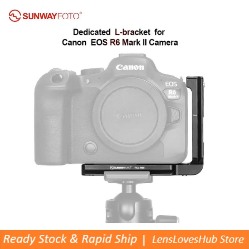 

SUNWAYFOTO PCL-R6II L-bracket for Canon Eos R6II Arca Swiss Quick Release L Plate