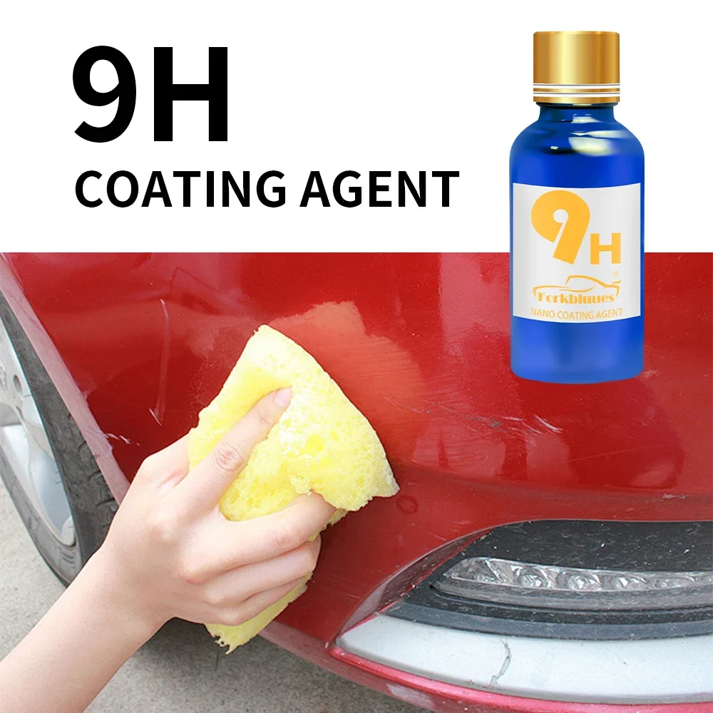 3PCS 9H Car Liquid Ceramic Coat Super Hydrophobic Glass Coating Set Polysiloxane and Nano materials Ceramics For Cars