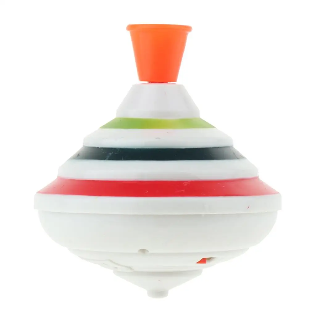 Light Up Music Spinning Top Toy Plastic Electronic Gyroscope for Toddlers Child Spinning Top