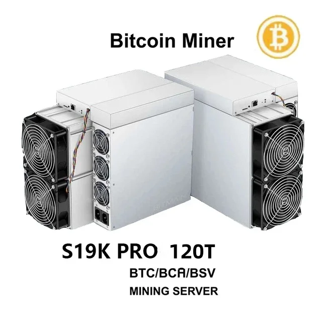 

Новейшие S19k Pro 120T BTC Mimer Bitmain популярные машины, Майнер биткоинов