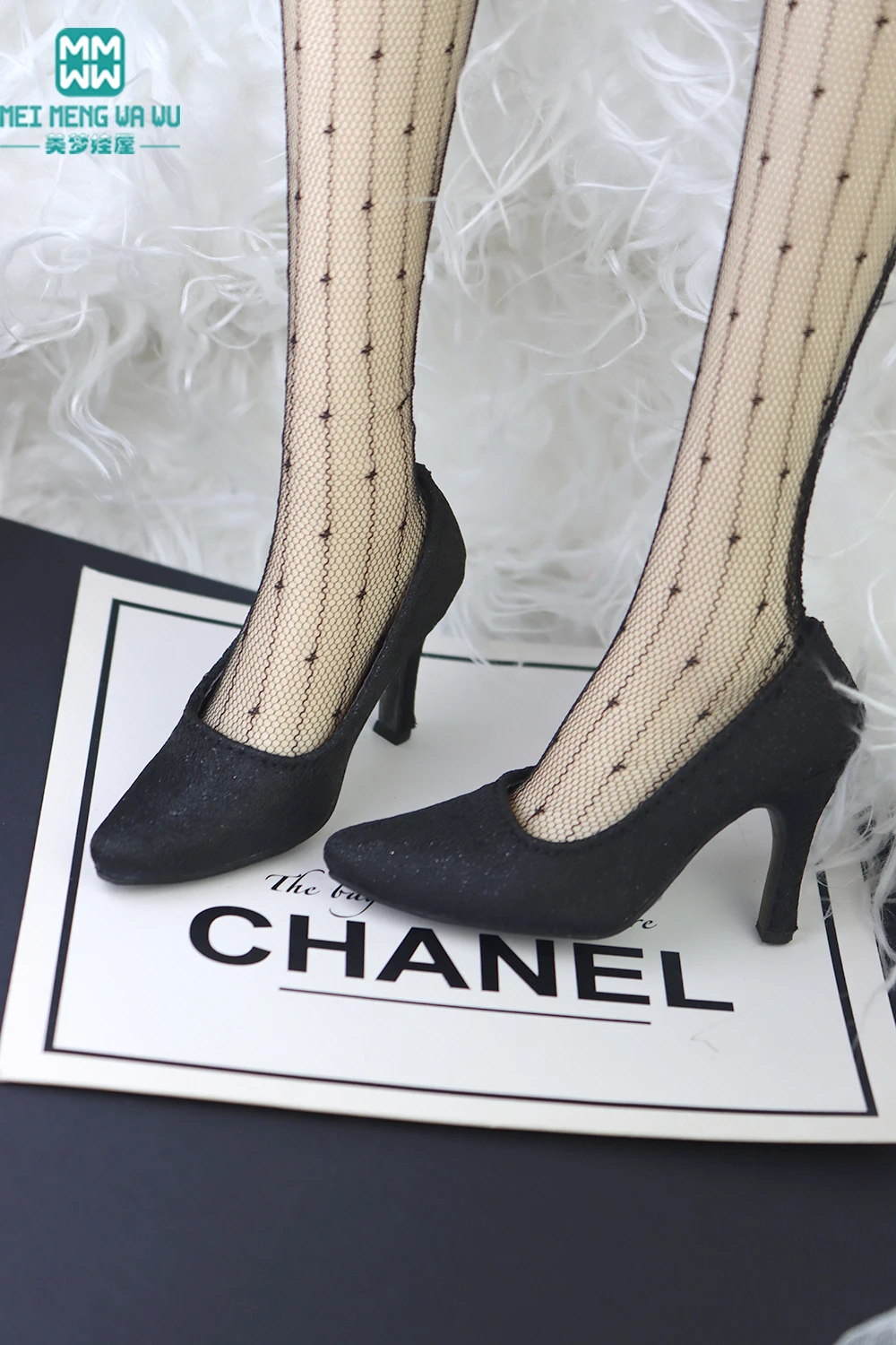 BJD Doll Leather Shoes 58-60cm 1/3 SD DD Toy Ball Joint Doll Fashion Pointed Toe Heel Gift for Girls