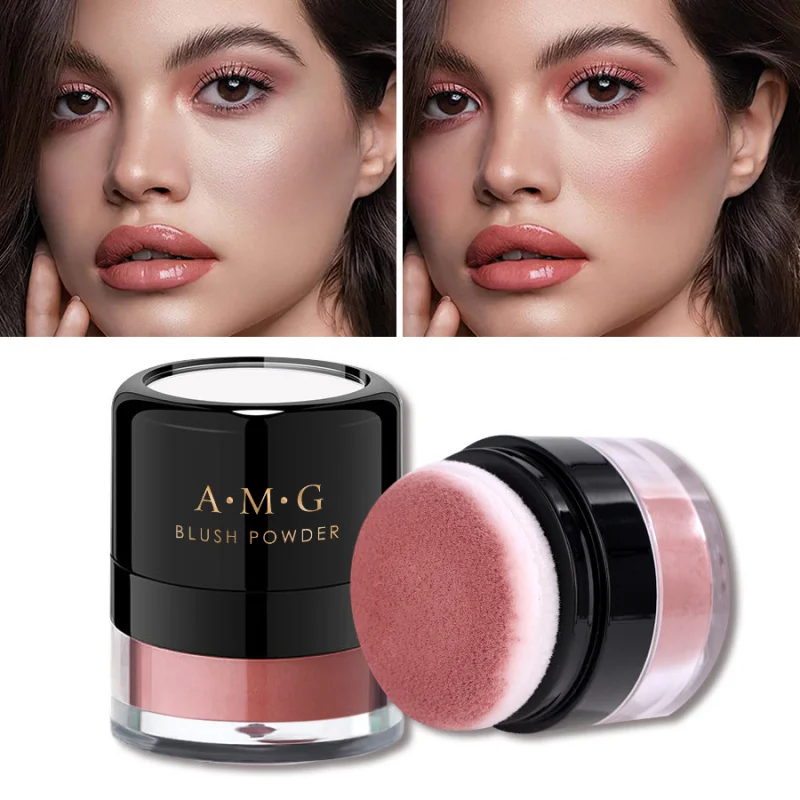 

Blush Powder: Waterproof, Matte, Long-Lasting Color - Easy to Apply, No Fading