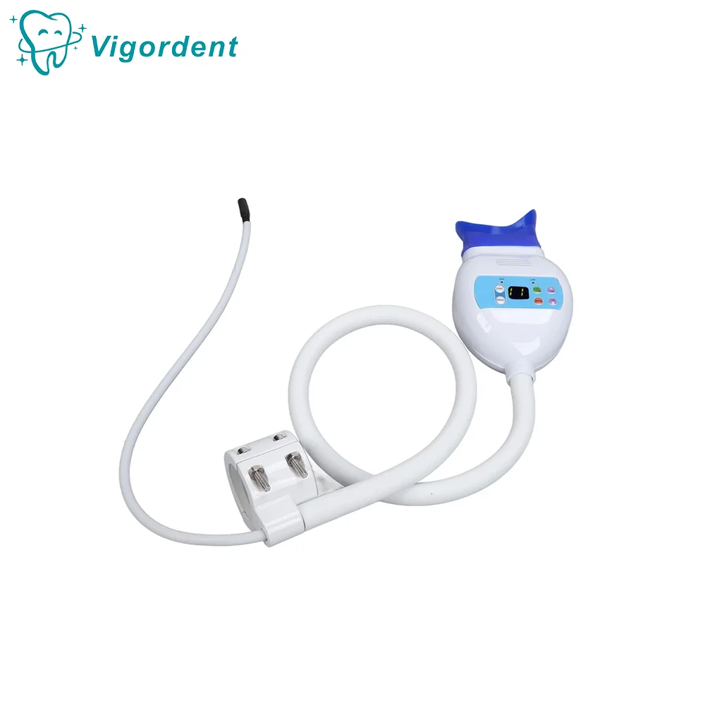 

Vigordent Professional 8 LED Dental Teeth Whitening Machine Cold Light Blue Led Lamp Bleach Center Pillar Style Dentistry Tools