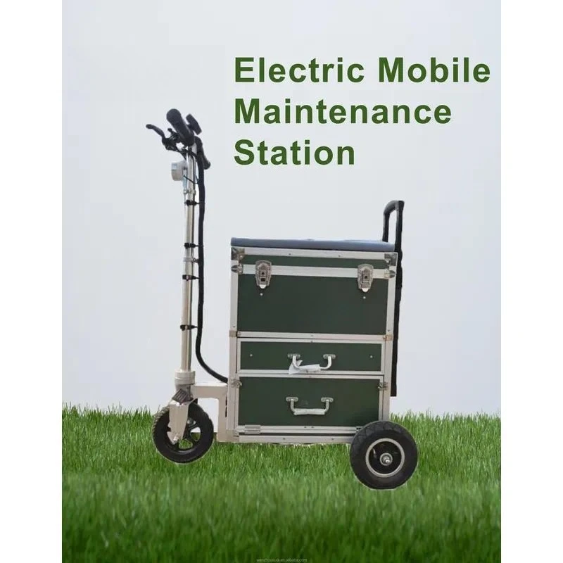 electric mobile maintenance trolley, industrial maintenance trolley for workshop and field repairs