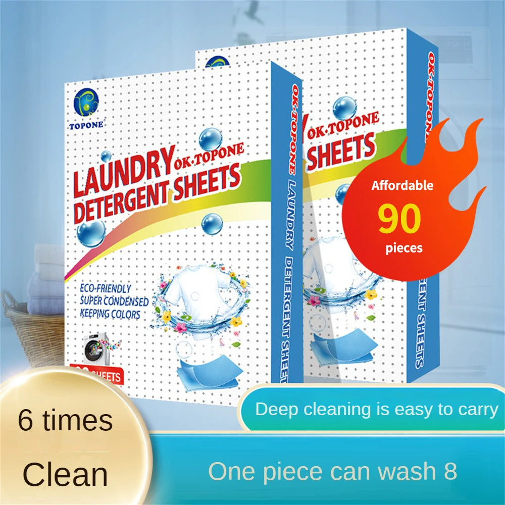 Laundry Tablets Portable Nano Concentrated Easy Dissolve For Washing Machine Non-liquid Powder Soap Laundry Detergent Household