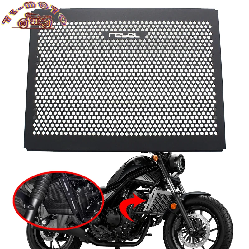 

For Honda REBEL CMX500 CMX300 CM250 CL250 CL300 CL500 2017-2024 Motorcycle Radiator Guard Grille Protective Cover Accessories