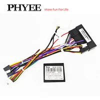 Arnés decodificador CAN Bus, USB de retención SWC (sin USB OEM) Adaptador P&P de 18/24 pines y 16 pines para Hyundai Tucson Santa Fe Kia Sportage Ceed