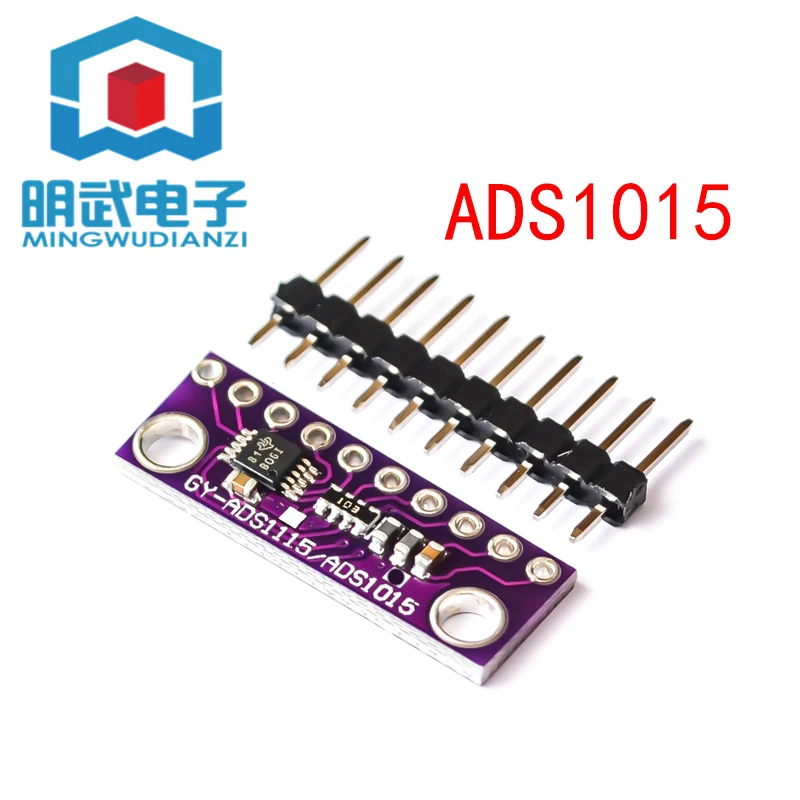 Converter ADC Development Board Module Purple GY-ADS1015 ultra-small 12-bit Precision analog-to-digital