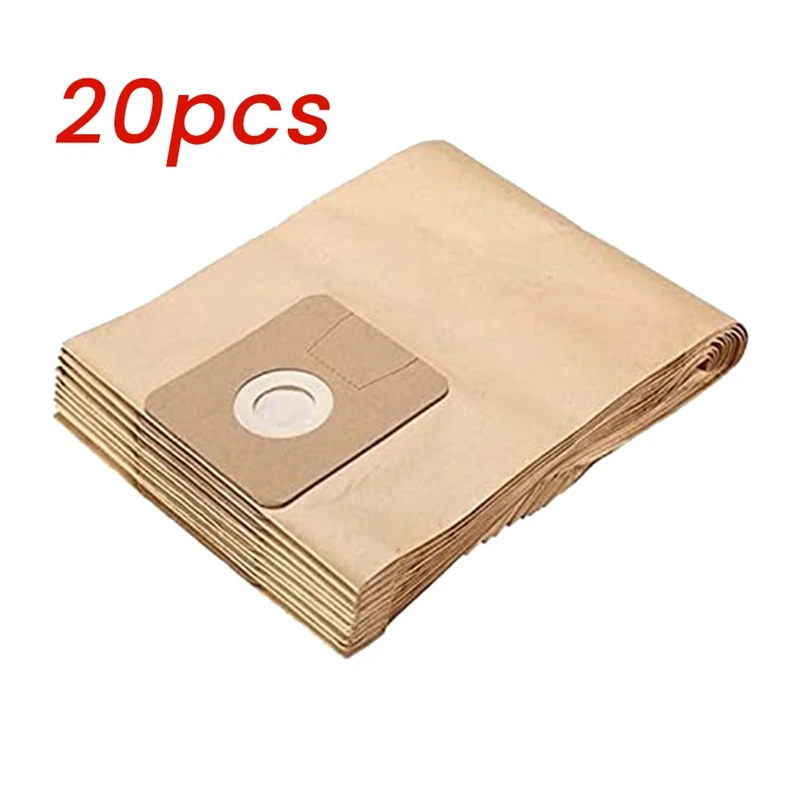 20Pcs For Karcher T14/1 Vacuum Cleaner Paper Dust Bag 6.904-312.0 T14/1 Cleaners Dust Bag Replacement Paper Dust Bag