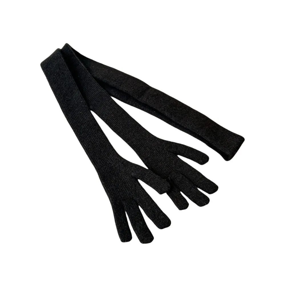 

Lightweight Little Palm Scarf Acrylic Fibers Korean Style Long and Thin Scarf Multifunctional Solid Color Creative Belt Unisex