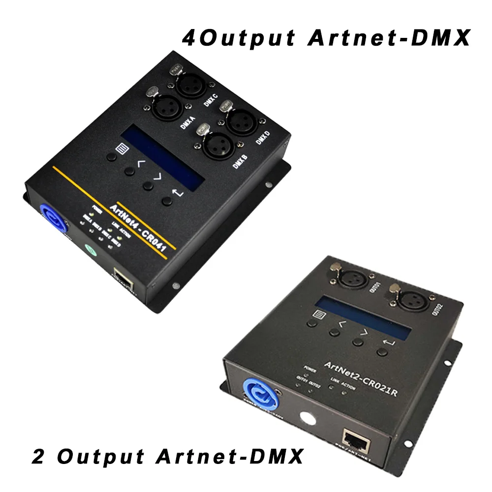 

Преобразователь сигнала Artnet в DMX512, 4 и 2 выходных сигнала для профессиональной _ MA _ Titan _ программная сеть