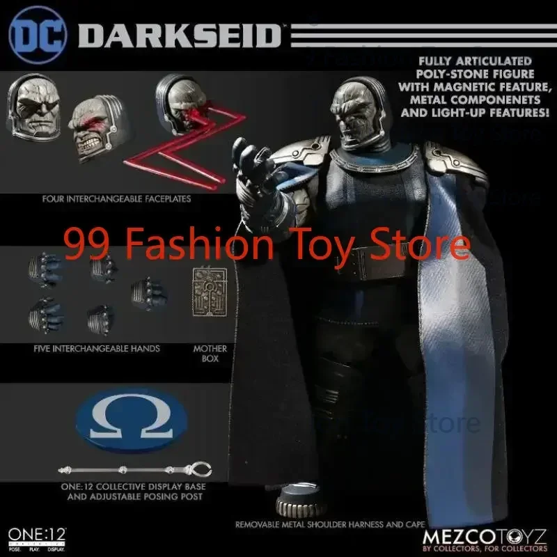 In Stock Original Mezco ONE:12 Darkseid Anime Action Collection Figures Model Toys Gifts for Kids