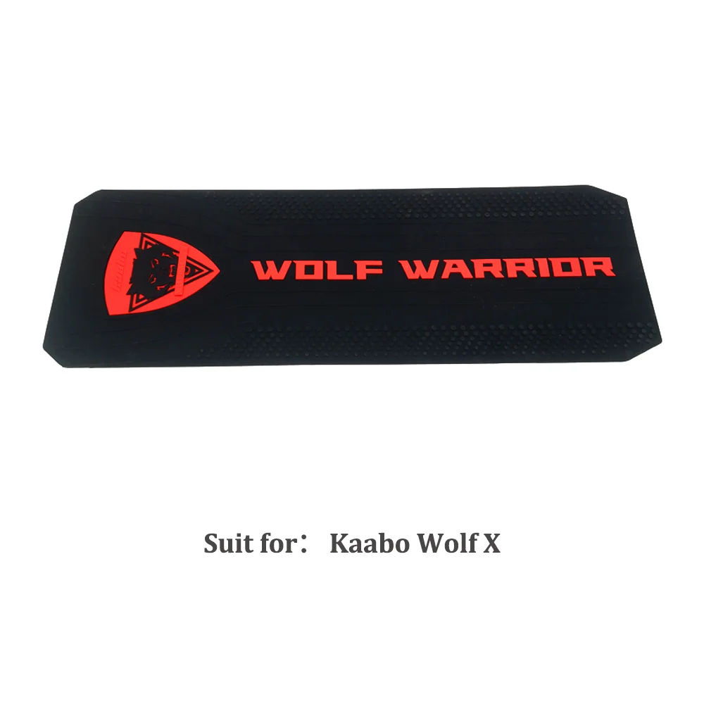 Kaabo Wolf Warrior 11 Wolf Warrior X Silicone Mat Carpet Pad Foot Deck Cover Electric Scooter Spare Parts Accessories Red Black