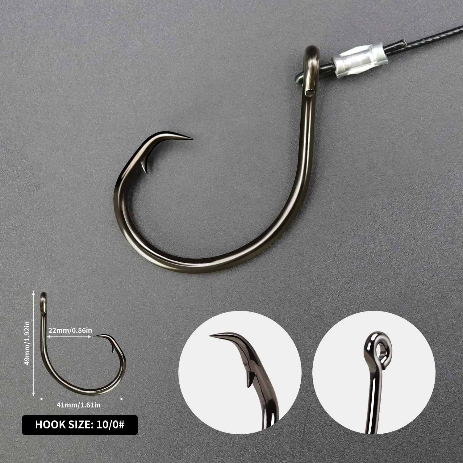 ZYZHE 1pc Sea Fishing Rigs Wit - Fishing Hook Circle review and price