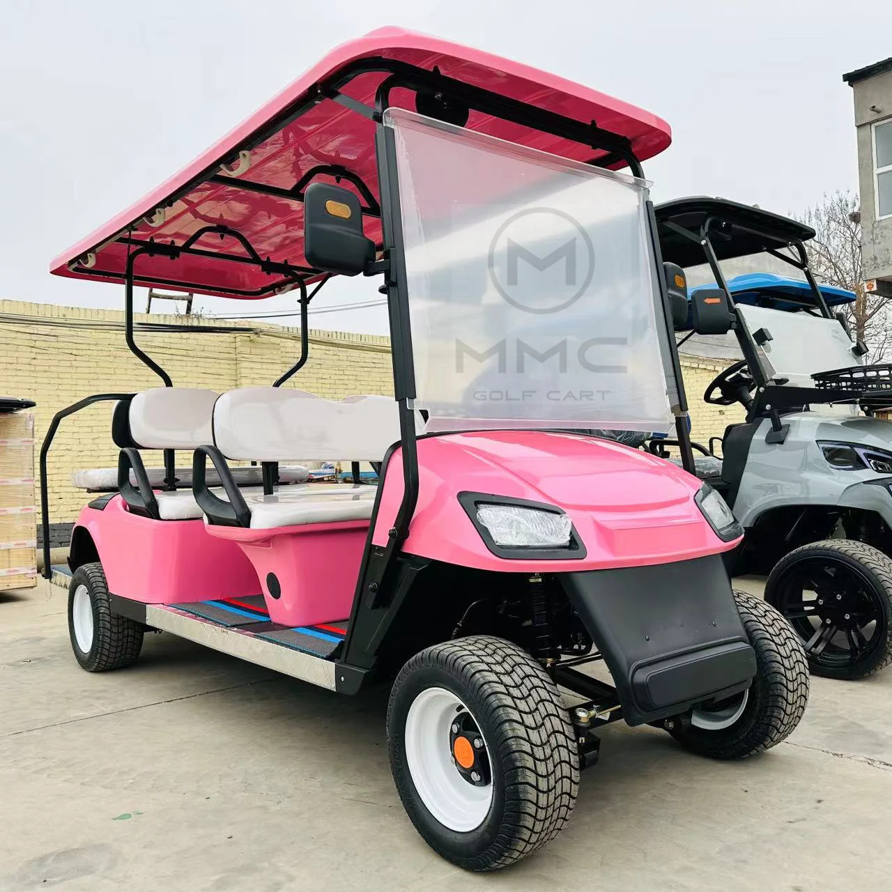 

4 Wheel Lifted 4 Person Golf Carts 4x4 Electric Lithium Off Road 48V Golf Buggy 2025 New Electric Sightseeing Golf Cart
