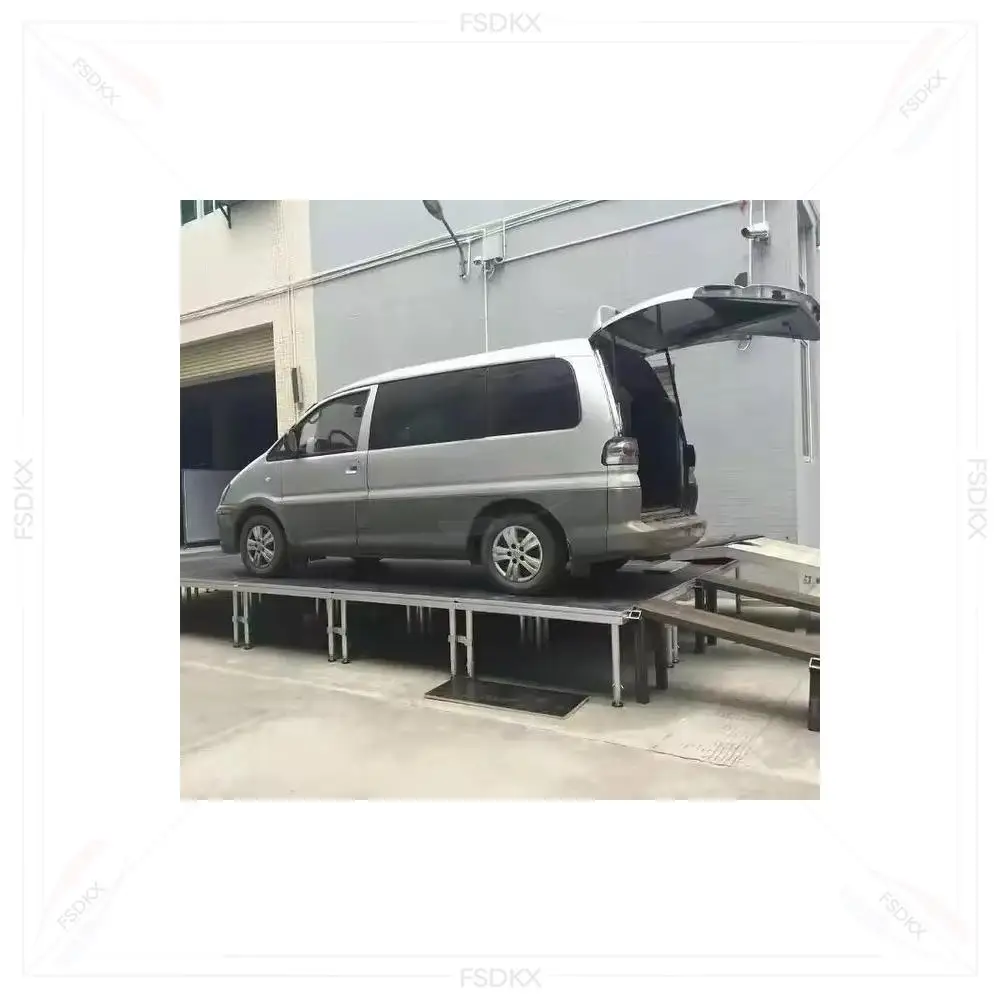 FSDKX Podio Stage Platform Car Stage Event Performance Stage Uso portatile Drum Riser in vendita