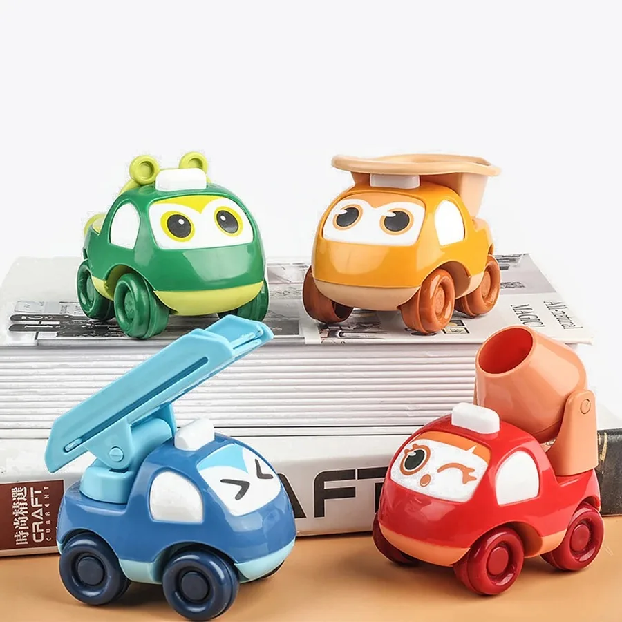 Children's Toy Car Inertial Car Fire Engineering Car Early Education Educational Toys 1-3 Years Old Small Gift