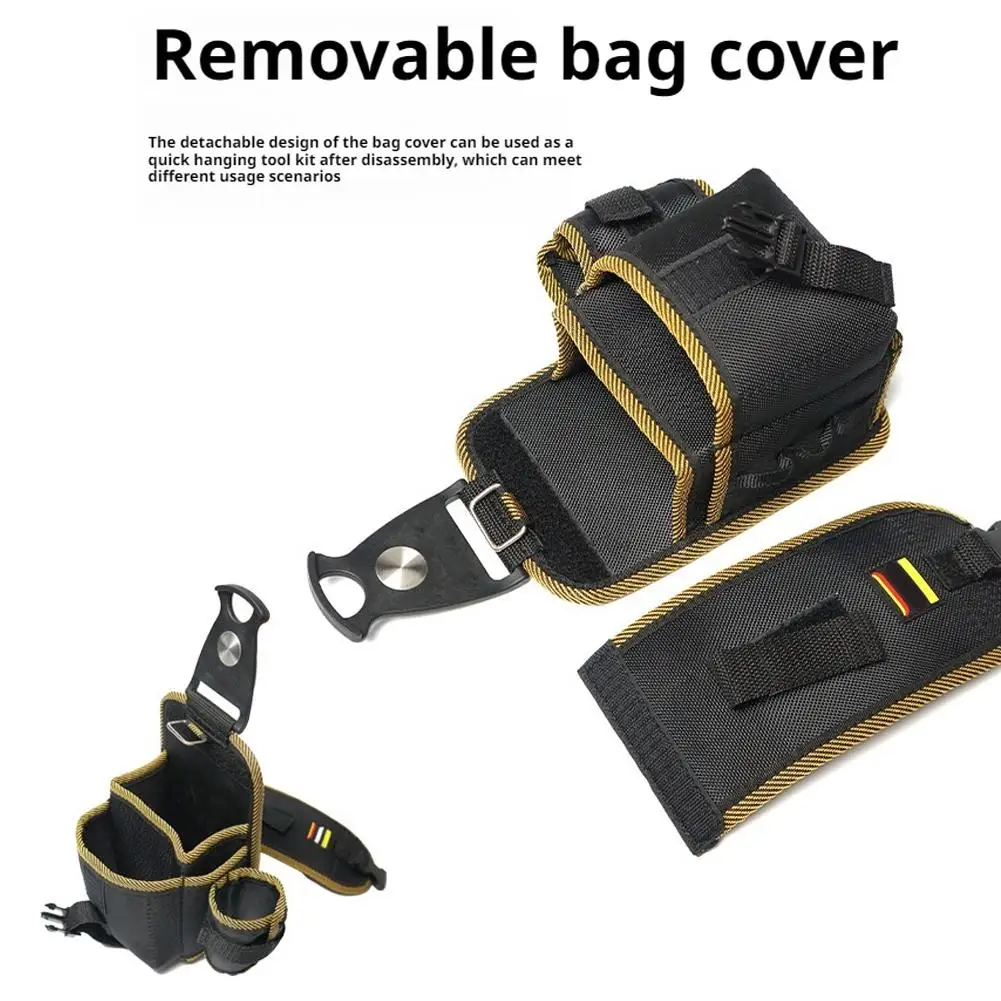 Rotating Quick Hanging Instrument Electrician Waist Waist Hanging Bag Electrician Multifunctional Portable Maintenance Bag A4T3