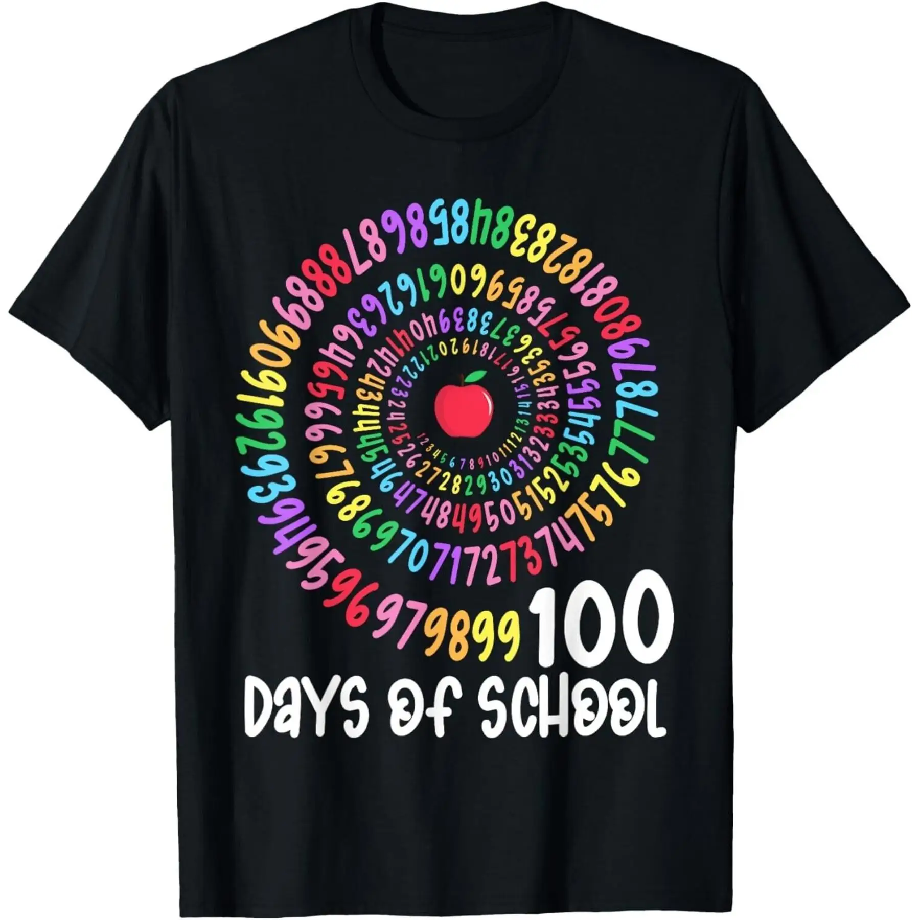 

100th Day of School Teacher Kids 100 Days Math Numbers T Shi T Shir unisex Shirt