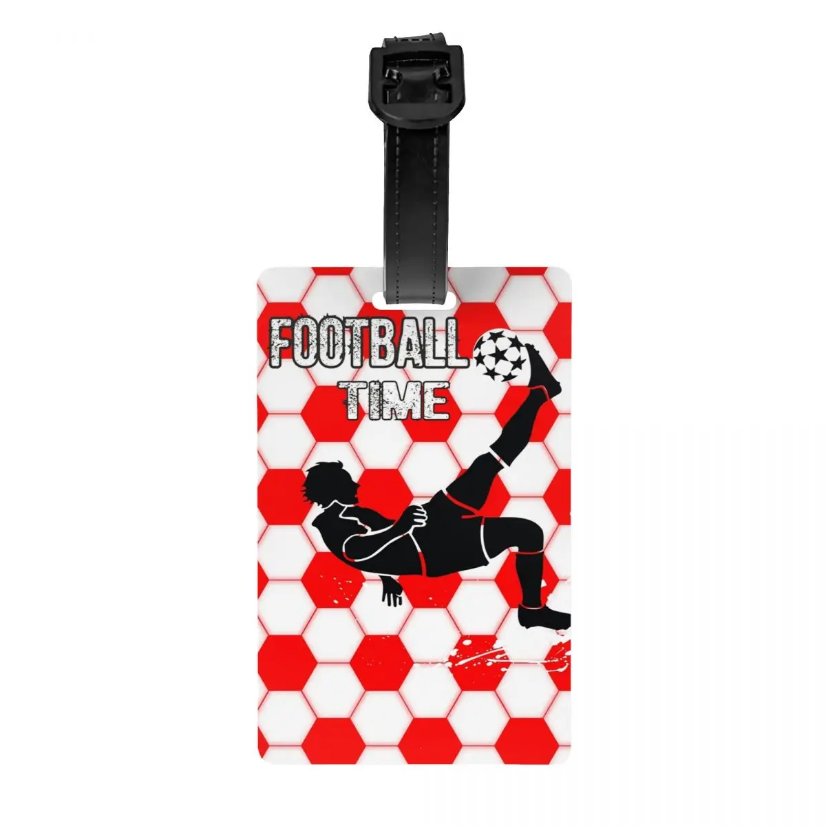 Custom Football Soccer Luggage Tag Custom Baggage Tags Privacy Cover ID Label