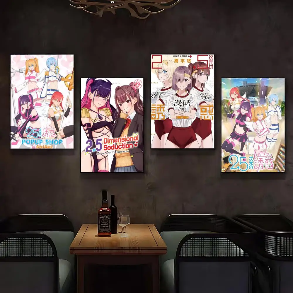 Manga 2.5Dimensional Seduction Poster Posters Anime Room Decor Decoration Movie Backpack Wall Interior Music Wall Art