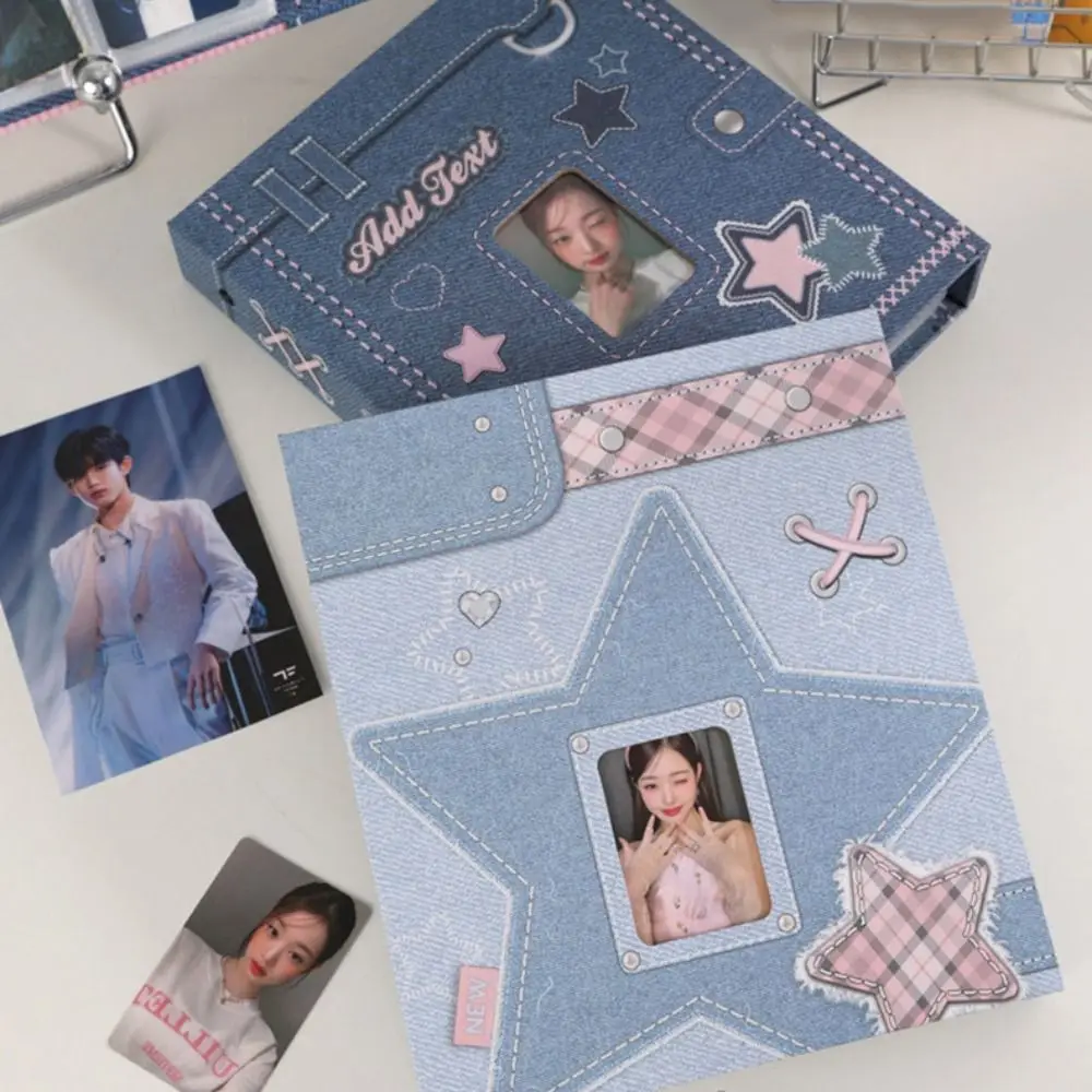 Album Shell A5 Photocard Binder Collect Book Star Loose-leaf A5 Idol Photo Card Holder Ins 6-hole Photocard Holder Binder