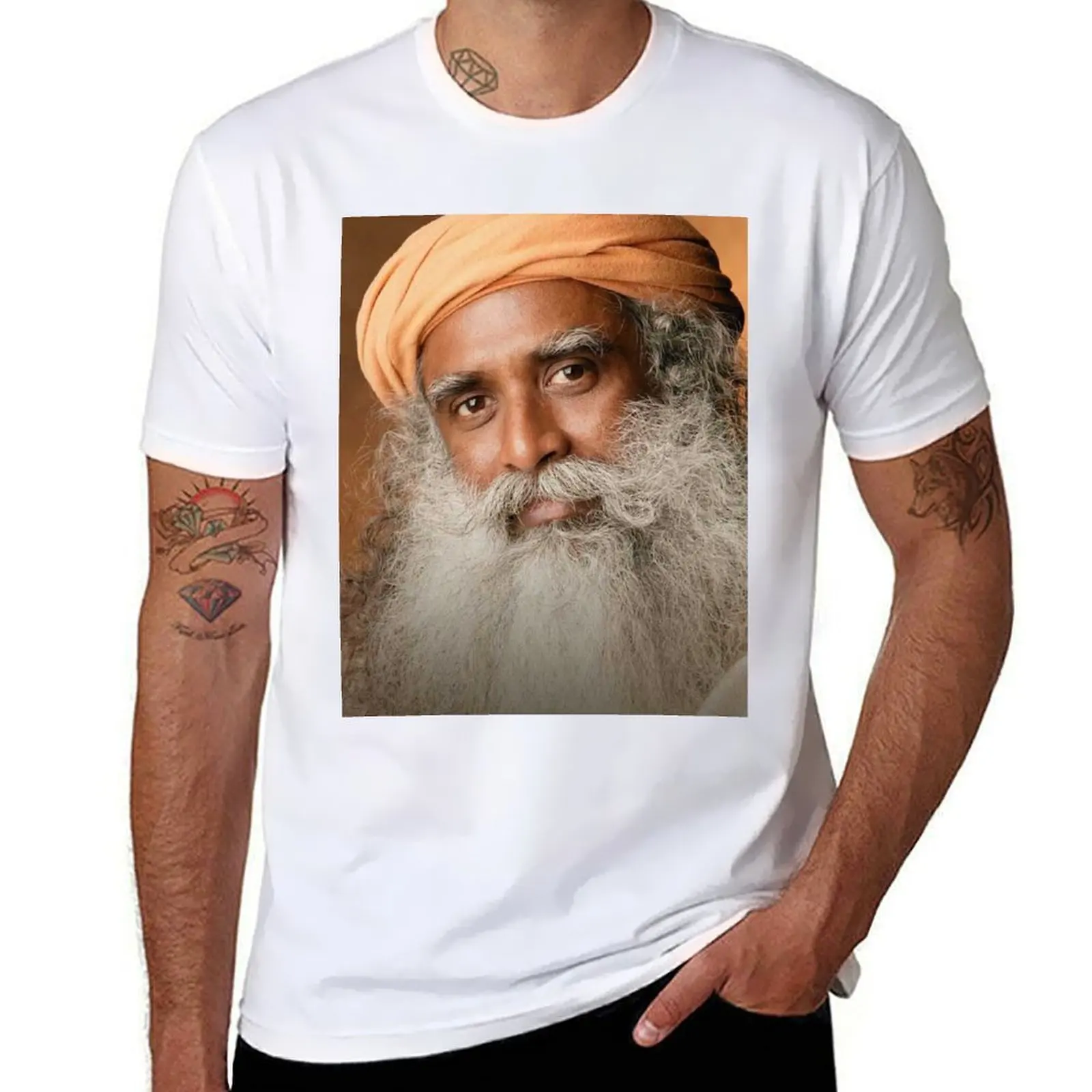 

Sadhguru T-Shirt man t shirt graphic man t shirts for men T-Shirt
