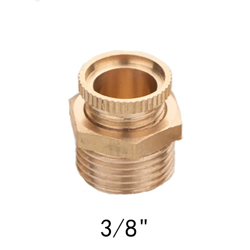 New Brass Air Compressor Drain Valve Hand-Turn Male Thread Brass Drain Cock Air Compressor Drain