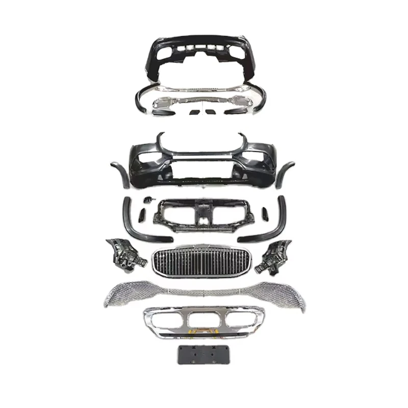 

GLS 2019-2023 X167 Refurbished Maybach Car Grille Front Car Bumper Rear Car Bumper GLS Maybach Body Kit