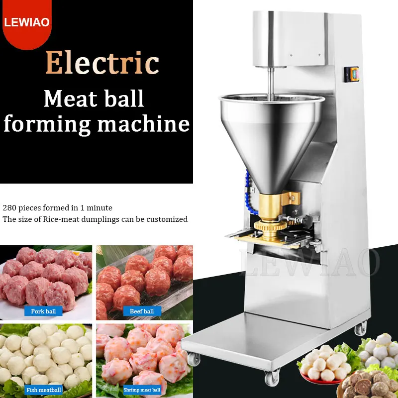 

Commercial Stainless Steel Electric Meatball Maker Beef Meatball Machine Chicken Fish Meat Ball Forming Maker