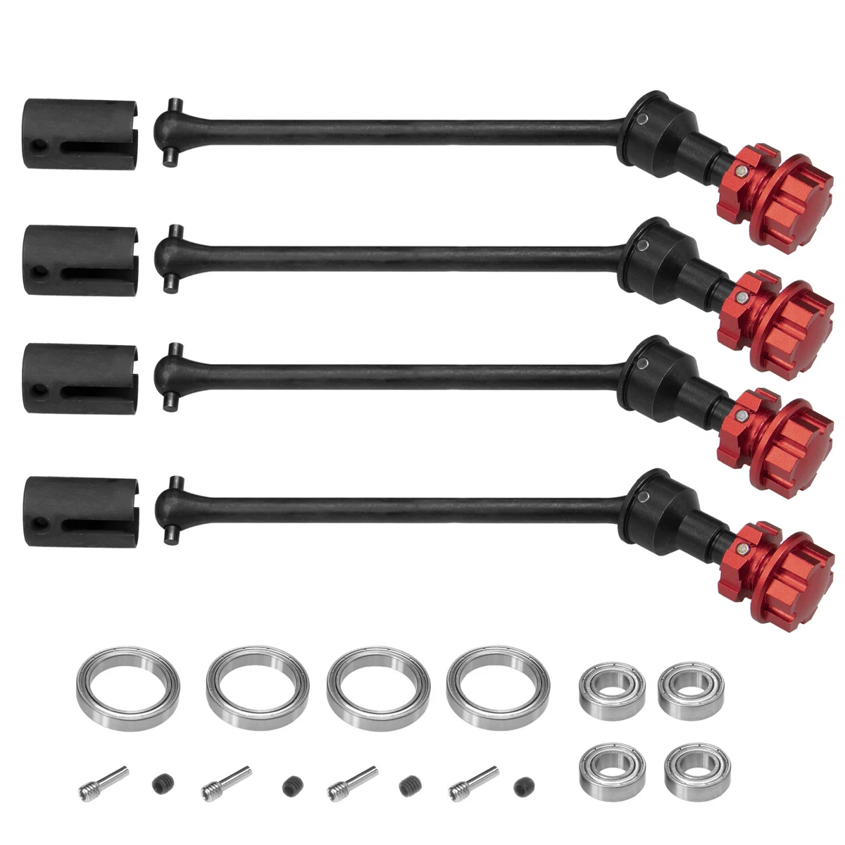 RC Car Drive Shaft for 1/10 Traxxas MAXX WideMaxx RC Car Vehicle Front Rear Drive Shaft Universal Drive Shaft CVD