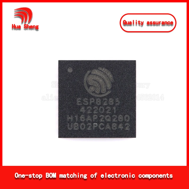 Original Genuine Esp8285H16 Qfn-32 Wi-Fi 2Mb Flash 32-Bit Single-Core Mcu Chip