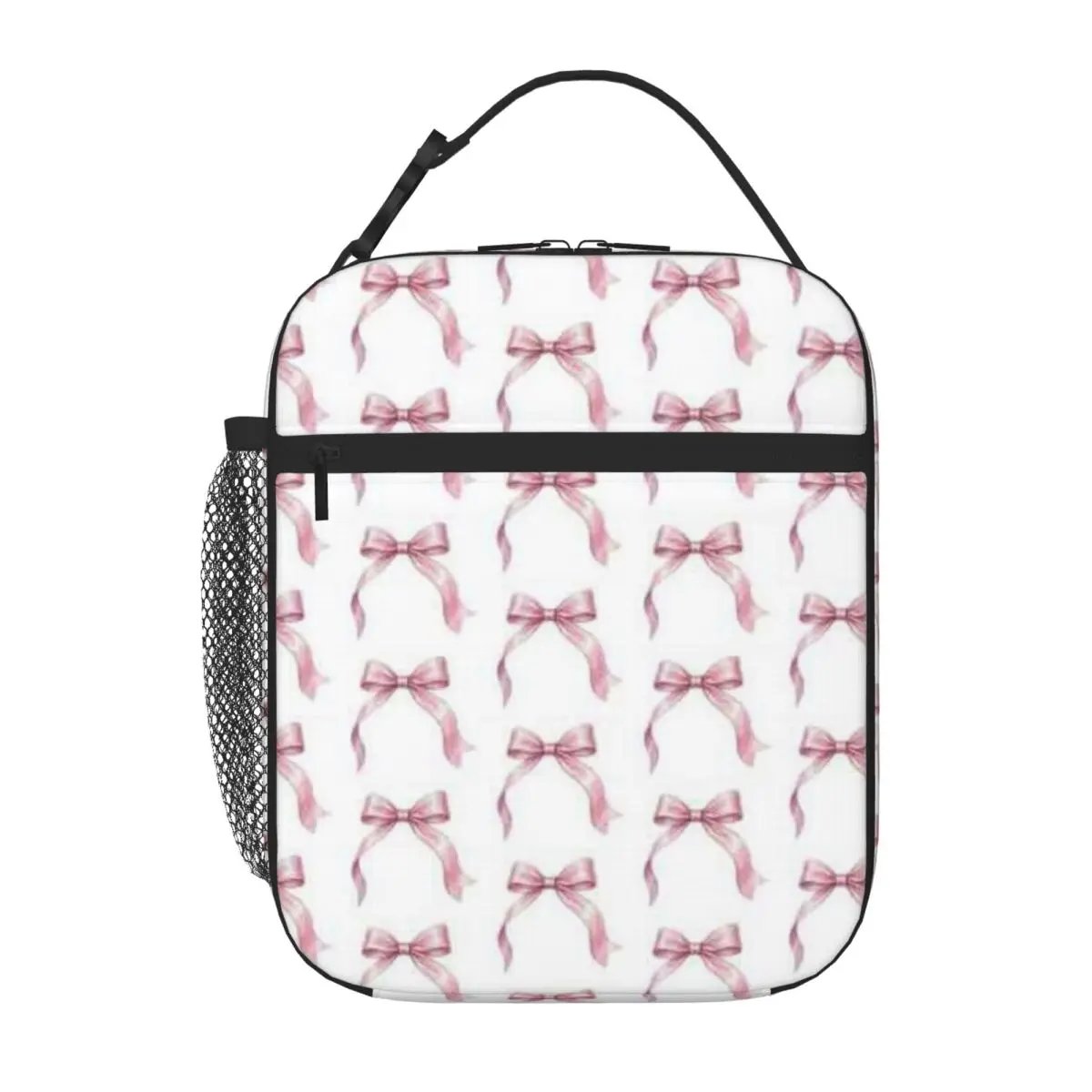 Bestselling Aesthetic Bow Kawaii Insulated Food Bag Home To Go Carry Lunch Bag