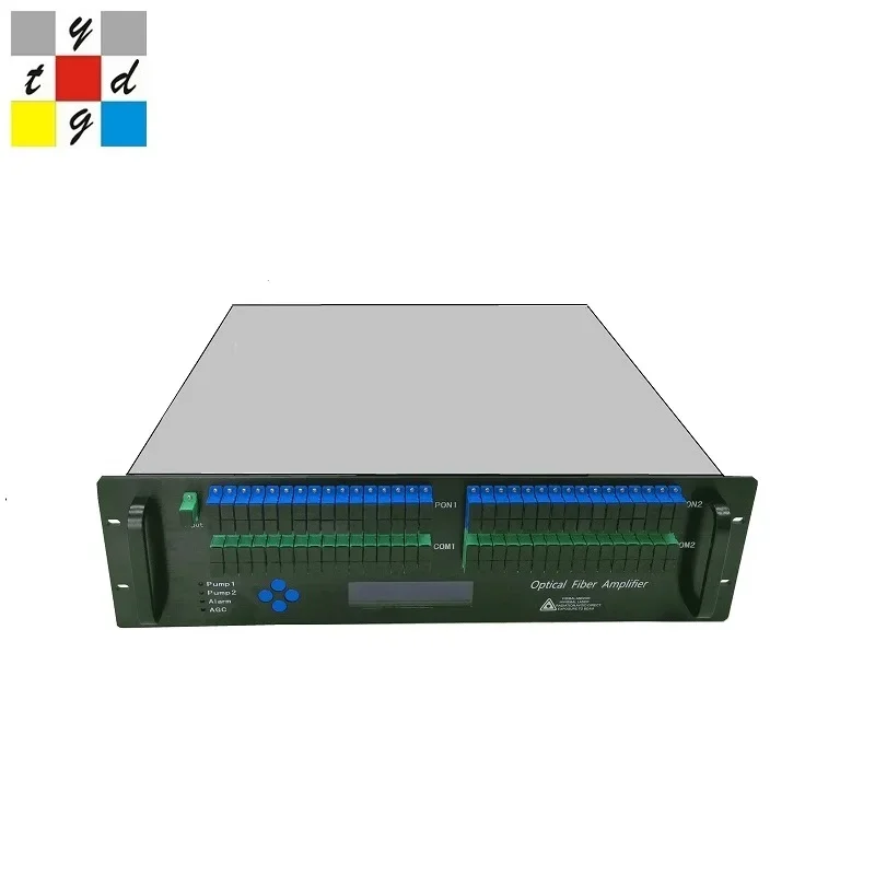 TOP Power optical fiber amplifier EDFA 64 ports 20dbm with WDM